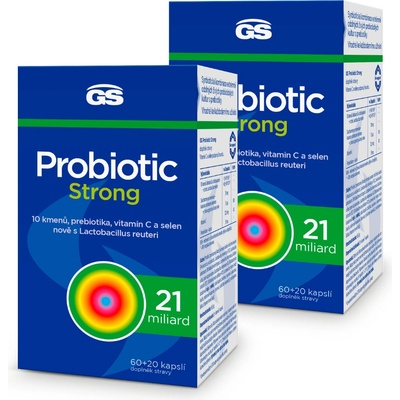 GS Probiotic Strong 2 x 80 kapslí