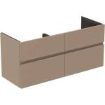 Ideal Standard Finesse - Шкафче за умивалник, 120x44x55 см, 4 чекмеджета, Matt Greige E3390UP (E3390UP)