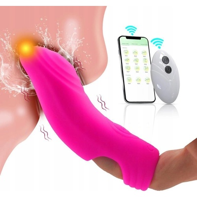 Vibrátor na Prst pro Páry Stimulátor Klitorisu Vibrační Nástavec Sexuální Hračka