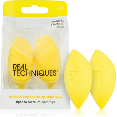 Real Techniques Sponge+ Miracle Concealer houbička na make-up 2 ks