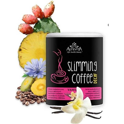 Altevita Slimming Coffee Decaf bez kofeinu vanilla 100 g