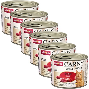 Animonda Carny Adult Single Protein - Чисто говеждо 6 x 200 г