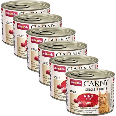 Animonda Carny Adult Single Protein - Чисто говеждо 6 x 200 г