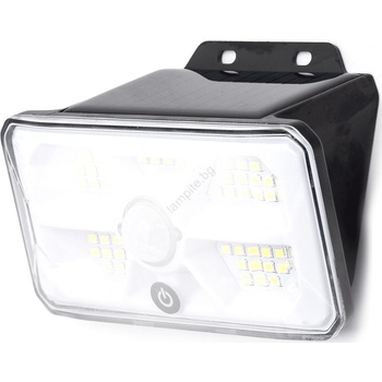 Aigostar - соларна LED лампа със сензор LED/3, 7V 6500K 500 mAh IP65 черна (AI2048)