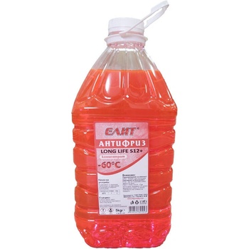 ELIT Антифриз ELIT Концентрат Long Life S12 -60°C 5кг (ELIT Long Life S12 -60°C 5кг)