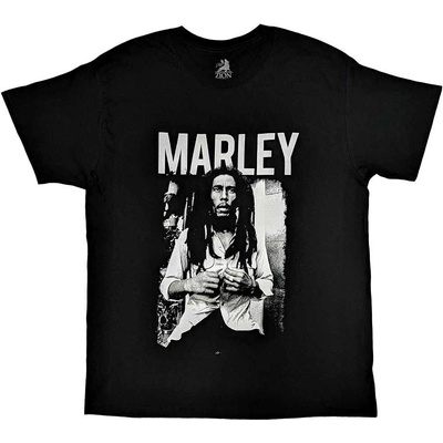 Bob Marley Black & White Black L Риза (BMATS04MB03)