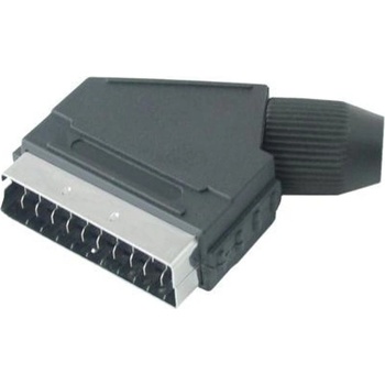 Royal Конектор Royal F-238, SCART(м), за монтаж към кабел, пластмасов, черен