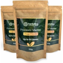 Herbatica 3x Prémiová čaga sibiřská 100% prášek 100 g