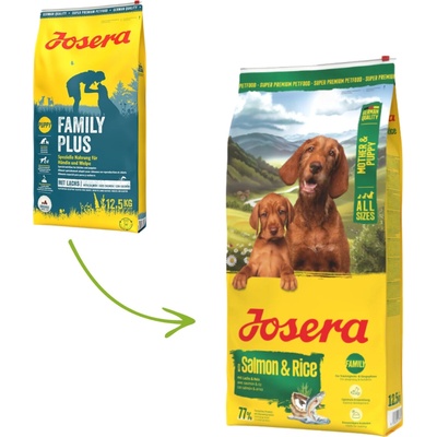 Josera Mother & Puppy losos s ryžou 12,5 kg