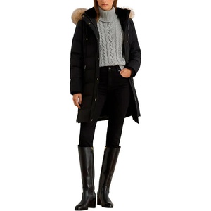 LAUREN Палто Lauren 297957509 coat - Black (Black)