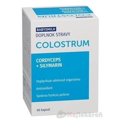 Babysmilk Colostrum + Cordyceps + Sylimarín 60 kapsúl