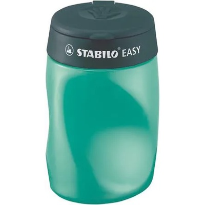 STABILO Острилка, перфоратор с три дупки, контейнер, за лява ръка, STABILO "Easy", маслиненозелена 4501 (4501)