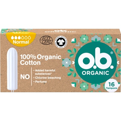 O.B. Tampóny Organic Normal 16 ks – Zbozi.Blesk.cz