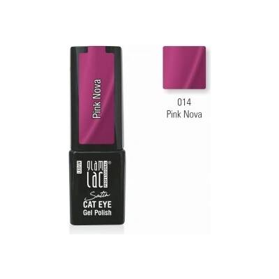 GlamLac Gel lak magnetický růžový 014 Pink Nova 6 ml