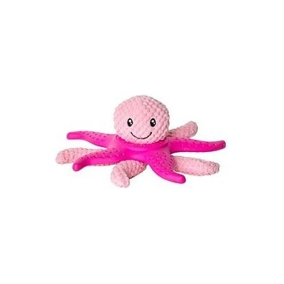 Kiwi Walker Hračka pro psa Octopus & Fish plyš TPR plyš růžová 27 cm
