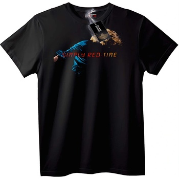 NOONEBRAND Тениска Simply Red Време - S, Black