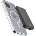 Cellularline Външна безжична батерия MAGSAFE, 5000 mAh, черна 14494