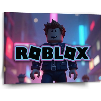 Sablio Obraz ROBLOX Neónové mesto - 150x110 cm