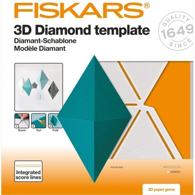 Fiskars 3D šablona diamant