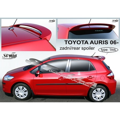 Spoiler zadných dverí horný Toyota Auris I 2006-2012
