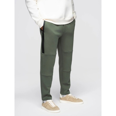 Ombre pánské tepláky OM-PASK-0281 DARK OLIVE GREEN