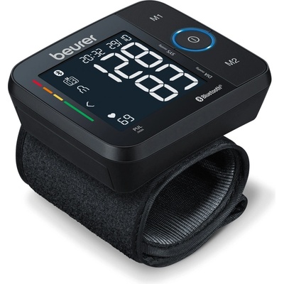Beurer BC 54 BT - апарат за кръвно налягане за китка, Bluetooth, 120 памет, черен дисплей - черен