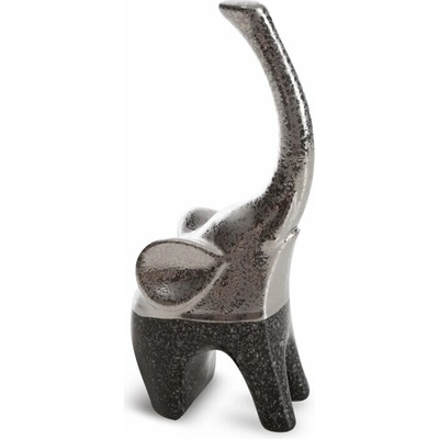 Dekoračná figúrka slona LEO 10x7cm - strieborná
