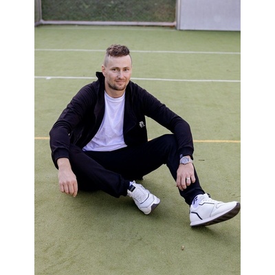 mikina pánska 1F FOOTBALL Čierna