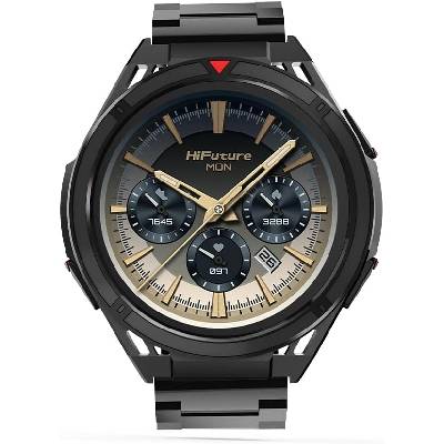 Active Black Red, *1.43" AMOLED, Dual Band GPS +Compass + Altimeter 466*466, Powered by Dual Core & Syntra AI, Bluetooth Call, 5ATM Waterproof, 24/7 True Heart Rate & Blood Oxyg (6972576181992)