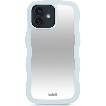 Holdit Гръб Holdit Wavy Case за iPhone 12/12 Pro - Mineral Blue/Mirror