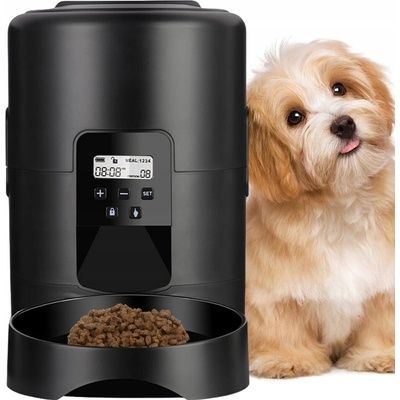 PetiGIO Automatický dávkovač krmiva z plastu 3,5 l – Sleviste.cz