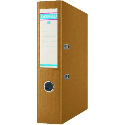 Папка за документи, 75 мм, A4, PP/картон, DONAU "Rainbow", златиста 3970001PL-35 (U3970001PL-35)