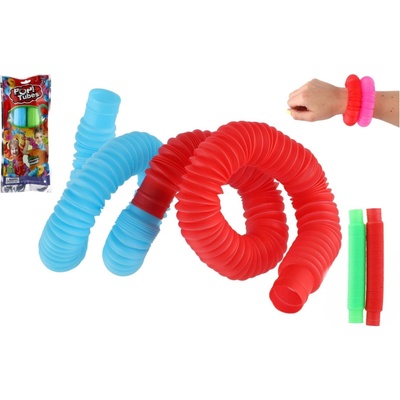 Teddies Stavebnica rúrky 2 ks naťahovací