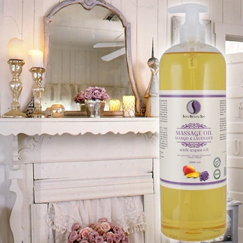 Sara Beauty Spa masážny olej mango - levanduľa 1000 ml