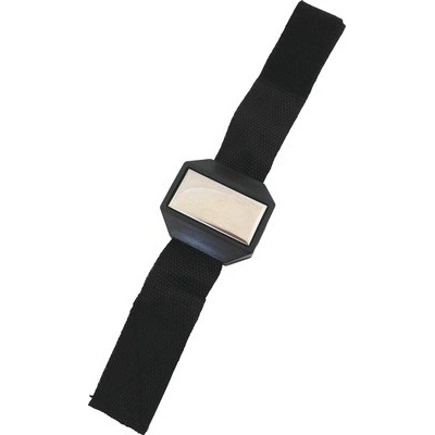 Magnetický pásik na ruku, čierna