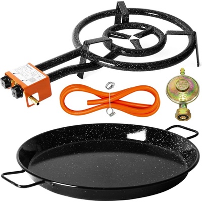 Perfect Home Pael-72 Paella panvica 60 cm s horákom a hadicou, 3ks