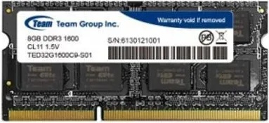 Team Group 8GB DDR3 1600MHz TED3L8G1600C11-S01