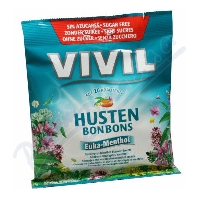 Vivil Eukalyptus-mentol + 20 druhů bylin 60 g