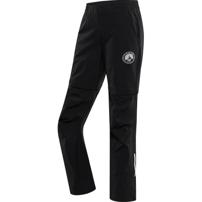 Alpine Pro Nesco dětské outdoorové kalhoty černá