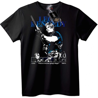 NOONEBRAND Тениска Лео Кенеди Resident Evil 4 - XS, Black