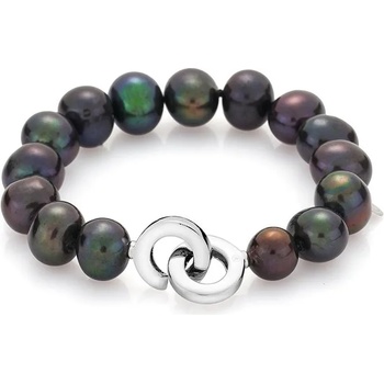 Image 1 of Swan Гривна със сладководни черни перли R1062ABB Swan