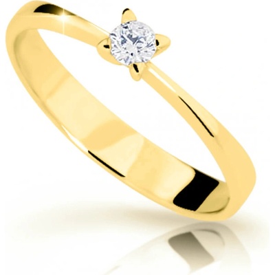 Cutie Jewellery zásnubný prsteň zo žltého zlata Z6901 1958 10 X 1