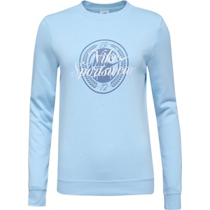 Nike W nsw club flc gx std crew светлосиньо, бяло xs (hv2342-441)