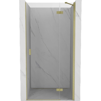 Mexen Mist-H душ врати отварящи се надясно 100 см, прозрачни, златни четкани - 8A5-100-000-55-00-P (8A5-100-000-55-00-P)