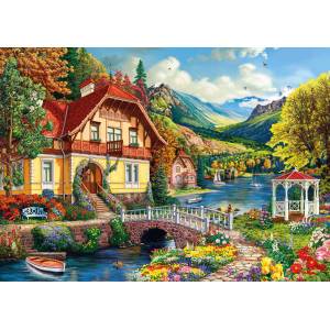 KS Games - Puzzle House by the Pond - 3 000 piese