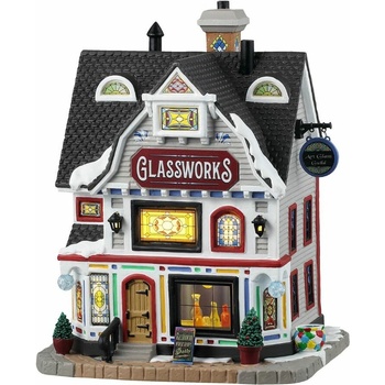 Svietiaci domček Lemax 45245 Fúkanie skla