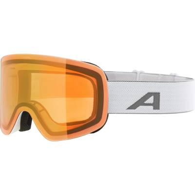 Alpina Ски маска Alpina Penken Q Mirror S2 (VLT 28%) Ski goggles - White Matt / Mirror Gold - размер One Size (417-4045-0211)
