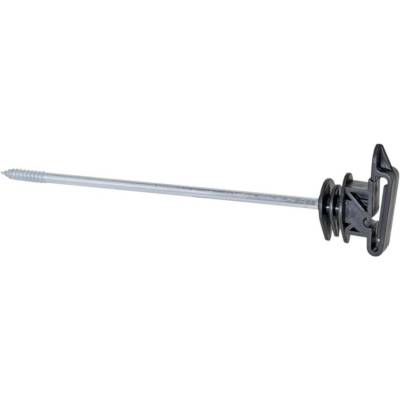 VNT electronics s.r.o. Izolátor k elektrickému ohradníku pro pásku do 40 mm, lanko do 6 mm, dlouhý vrut 200 mm - 10 ks