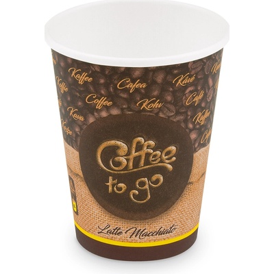 Wimex Papierový pohár ,,Coffee to go,, O90mm 420ml `L: 0,3L 12oz`