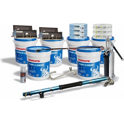 Delko Tools DELKO® Rocket PROFI SET + 120 kg tmelu Norgips